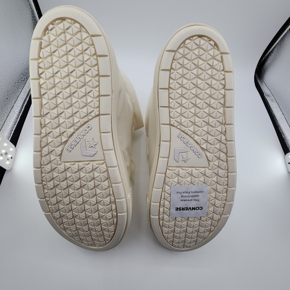 Converse Chuck Taylor All Star Element Boot Womens Size 8.5 Cream Puffer NEW - Picture 9 of 10